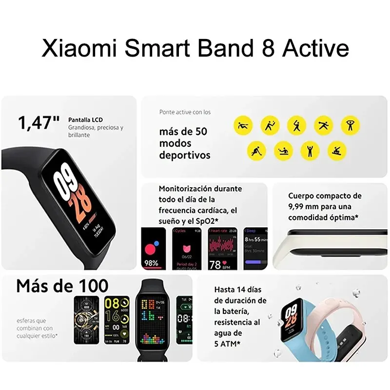 Xiaomi Smart Band 8 Active - Imagen 2
