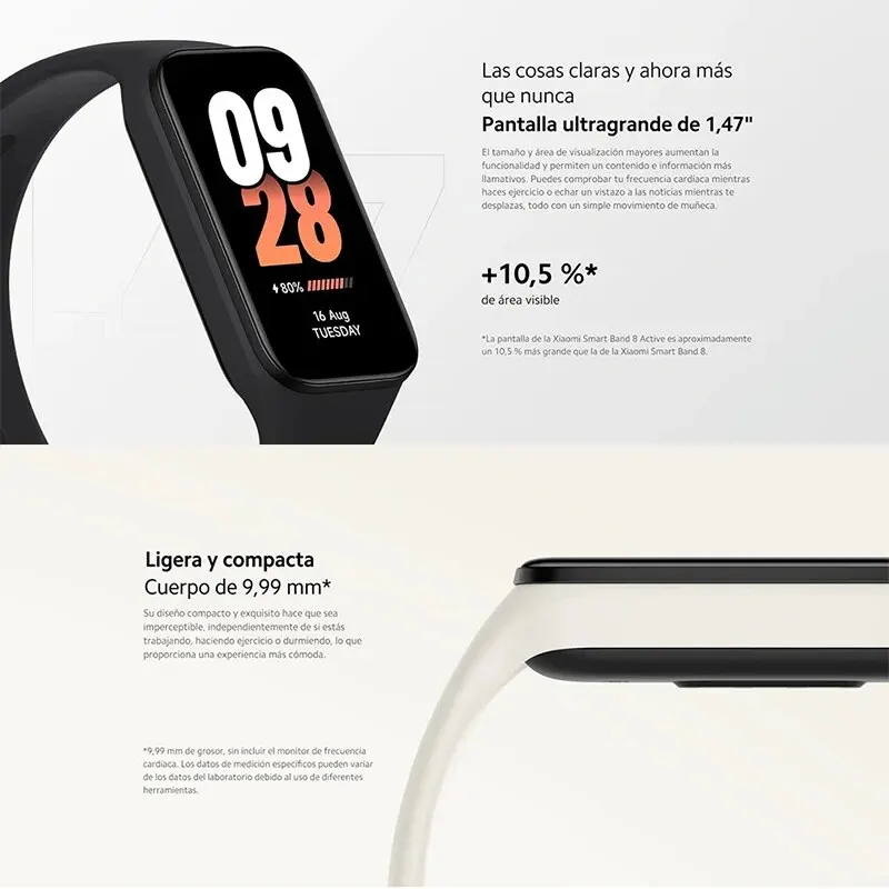 Xiaomi Smart Band 8 Active - Imagen 3
